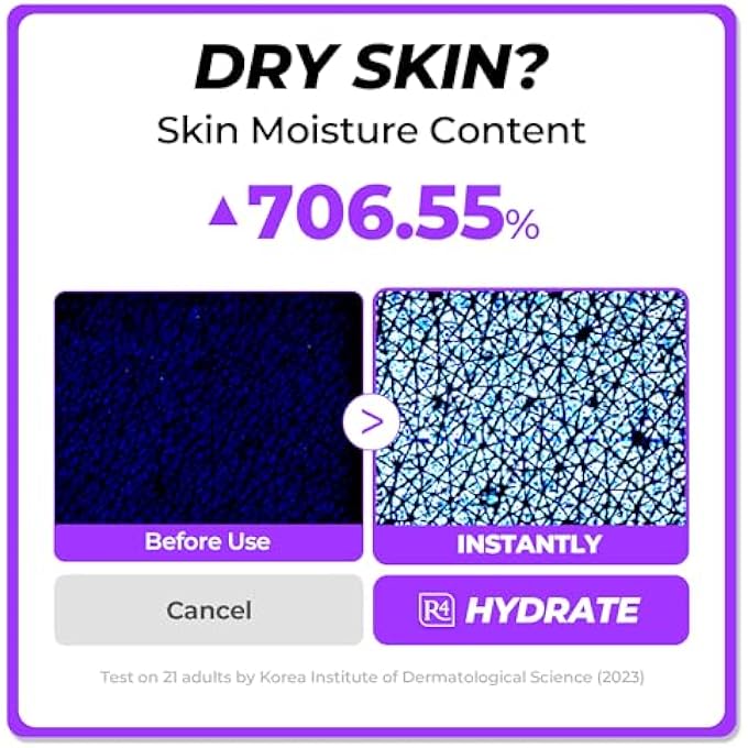 Dermafirm SOOTHING REPAIR HYDRATING FACE SERUM R4 | DARK SPOT SERUM SKIN GLOW KOREAN FACE OIL WITH EUCALYPTUS, PEPTIDE & COLLAGEN | GENTLE FOR ALL SKIN TYPES NO ANIMAL TRIALS NO PARABEN 1.69 FL OZ - Image 4